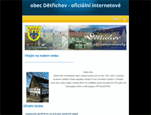 Tablet Screenshot of detrichov.net